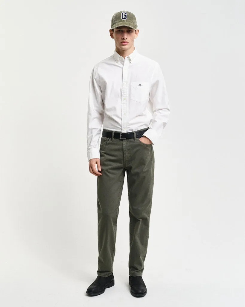 GANT - Regular Desert Jeans, Dark Earthy Green