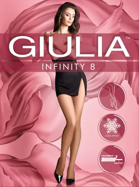 Giulia Infinity 8 Denier Ultra Sheer Tights