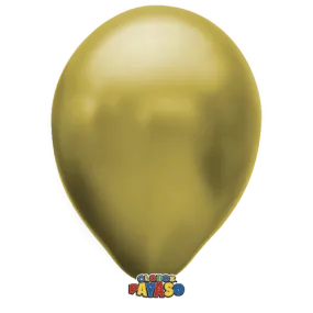 Globos Payaso 16in Balloon Metallic Gold 50ct