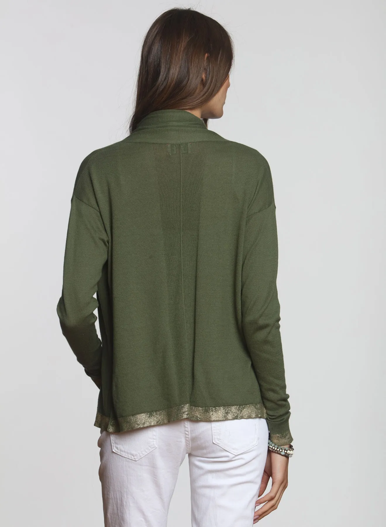 Goldie Cardigan - OD Green