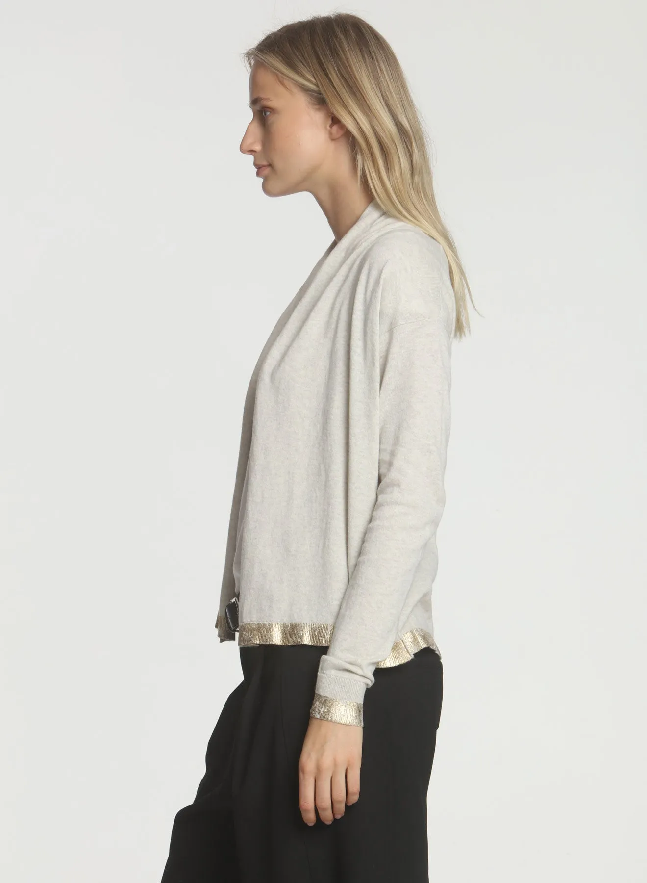 Goldie Cardigan - Stone