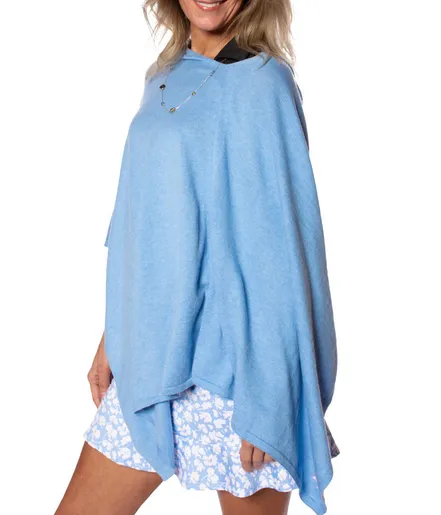 Golftini: Women's Cotton Cashmere Poncho (One Size)