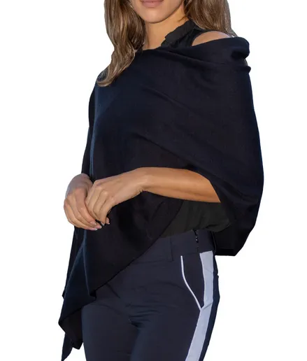 Golftini: Women's Cotton Cashmere Poncho (One Size)