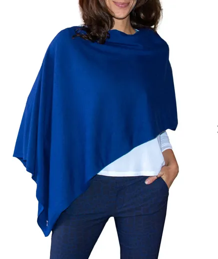 Golftini: Women's Cotton Cashmere Poncho (One Size)