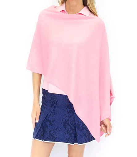 Golftini: Women's Cotton Cashmere Poncho (One Size)