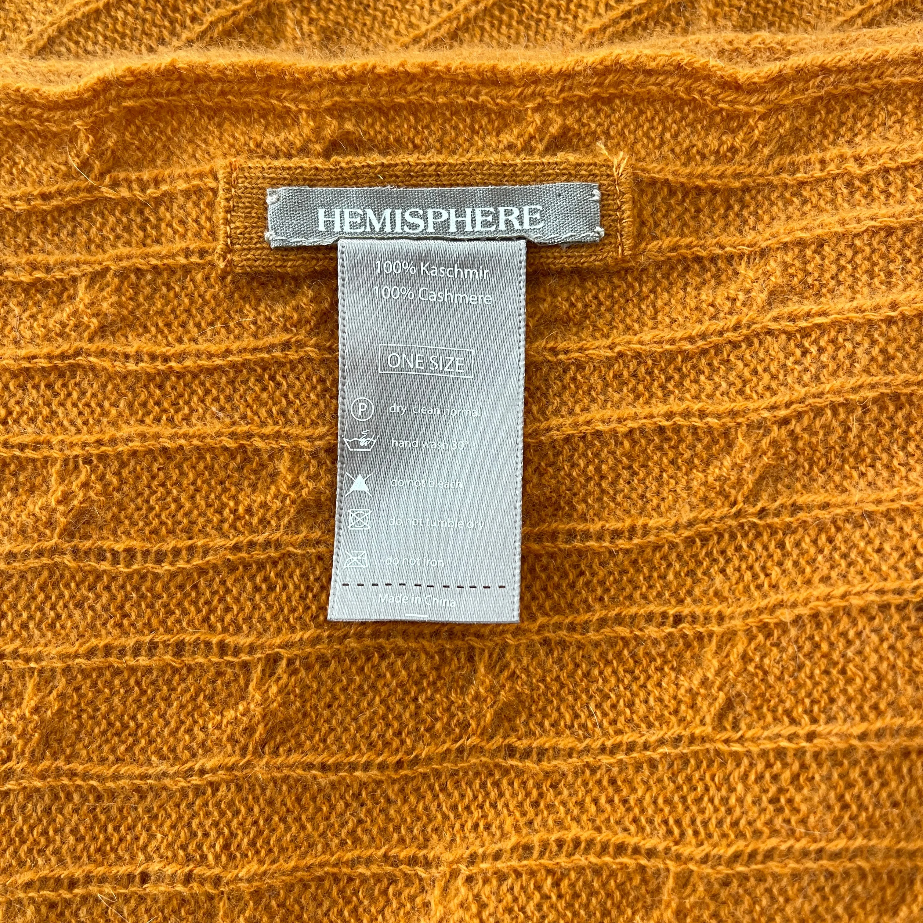 HEMISPHERE New Cashmere Poncho