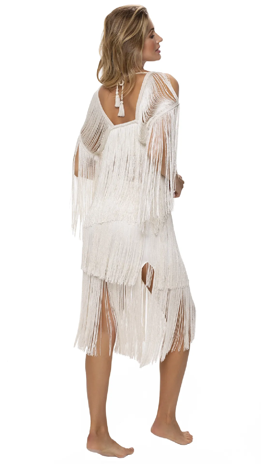 Ivory Poncho Coverup