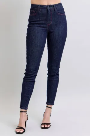 Judy Blue Heart Shaped Back Pockets Skinny Jeans