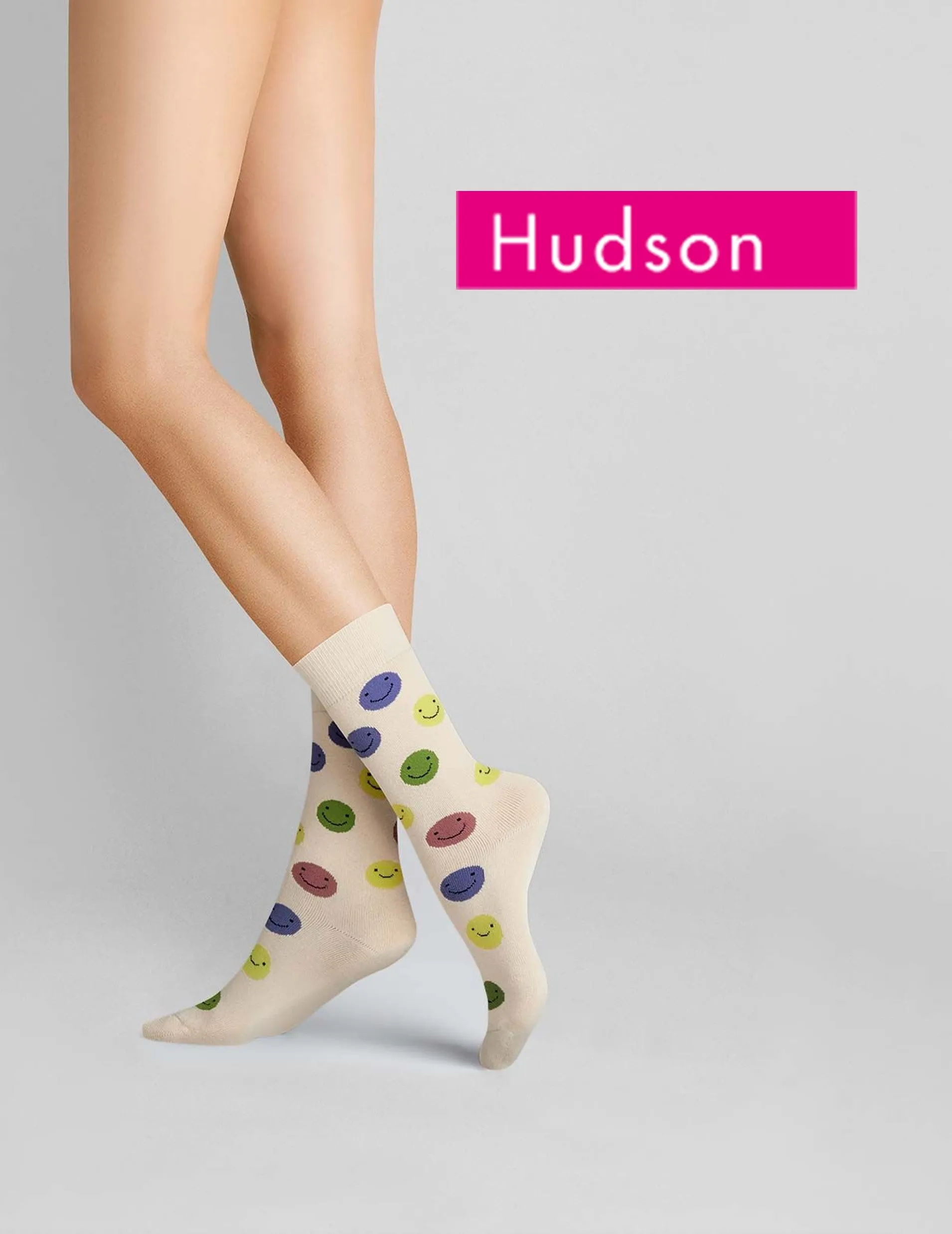 Kunert Hudson Clearance Smiley Cotton High Socks 016002