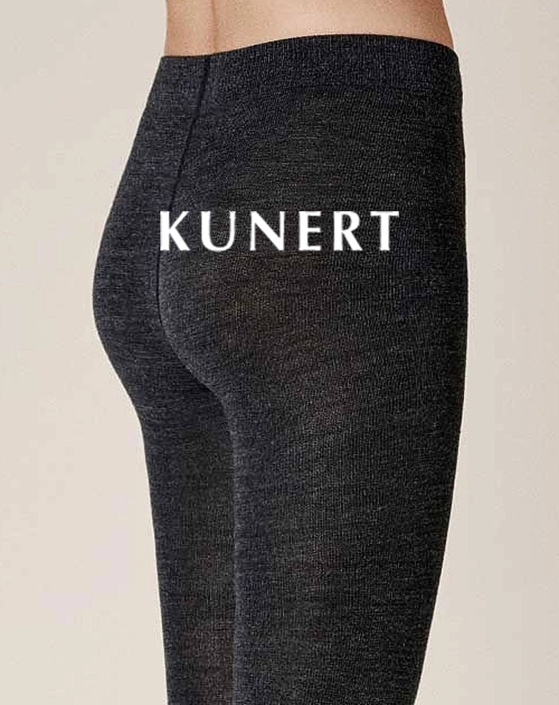 Kunert Soft Wool/Cotton Tights Grey 399200