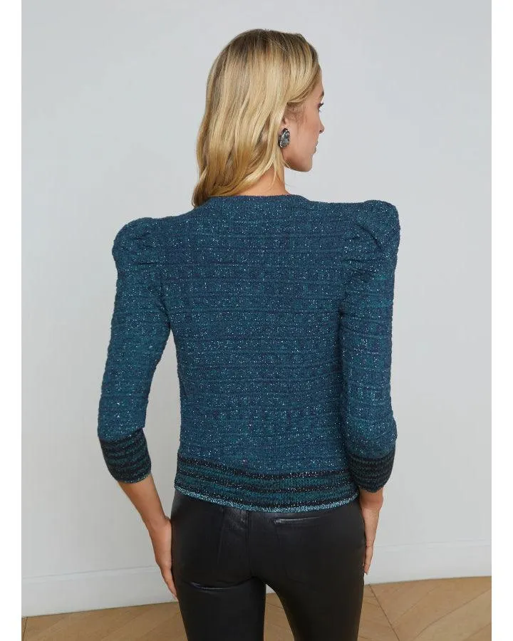 L'Agence Jenni Waffle Stitch Cardi