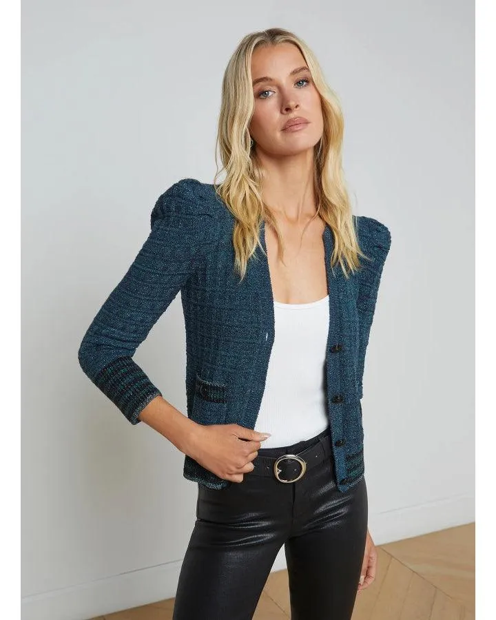 L'Agence Jenni Waffle Stitch Cardi