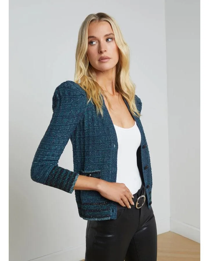 L'Agence Jenni Waffle Stitch Cardi