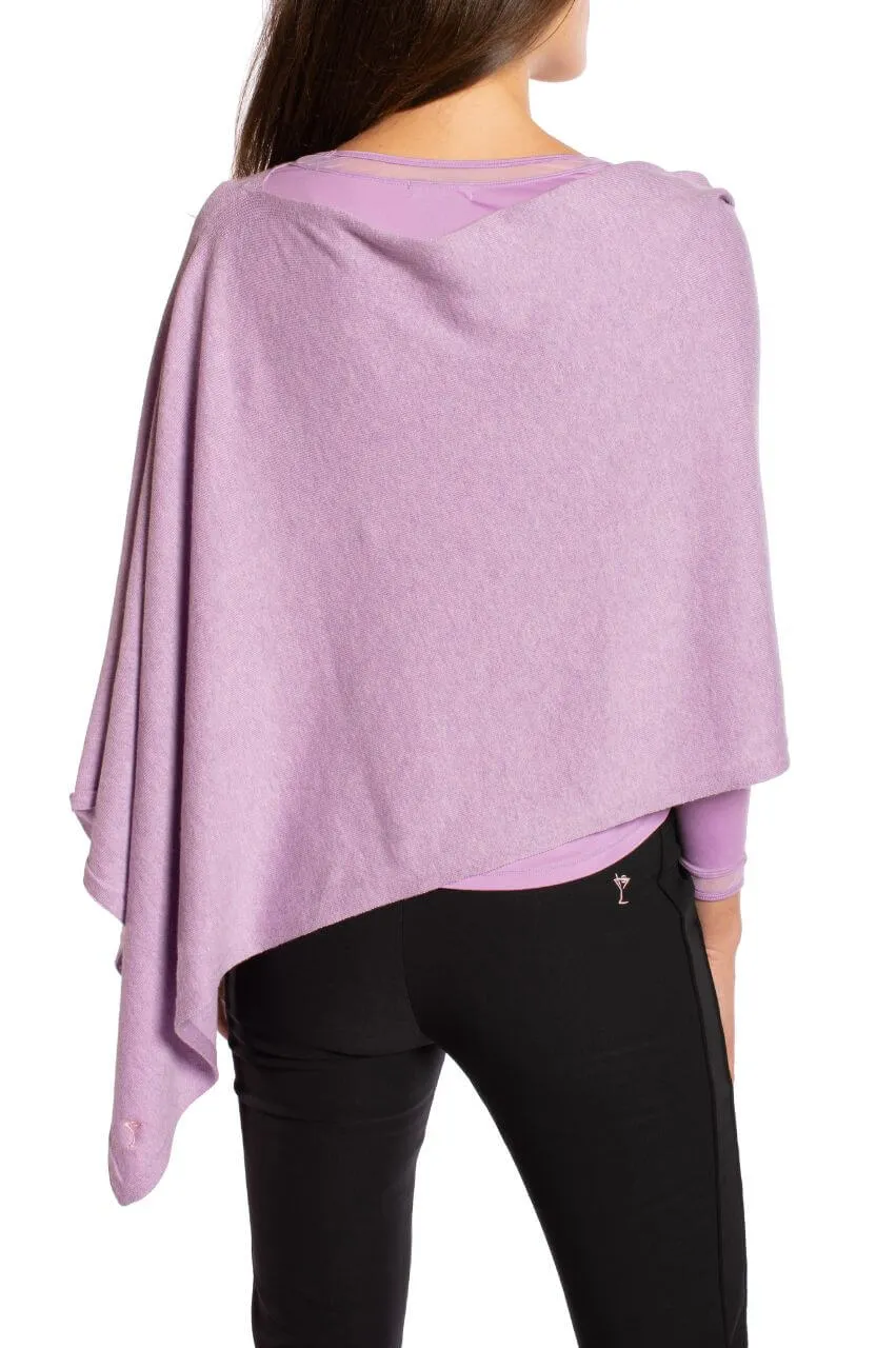 Lavender Cotton Cashmere Poncho