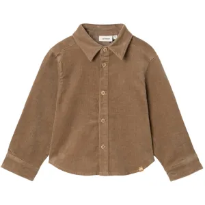 Lil'Atelier Sepia Tint Obert Corduroy Shirt