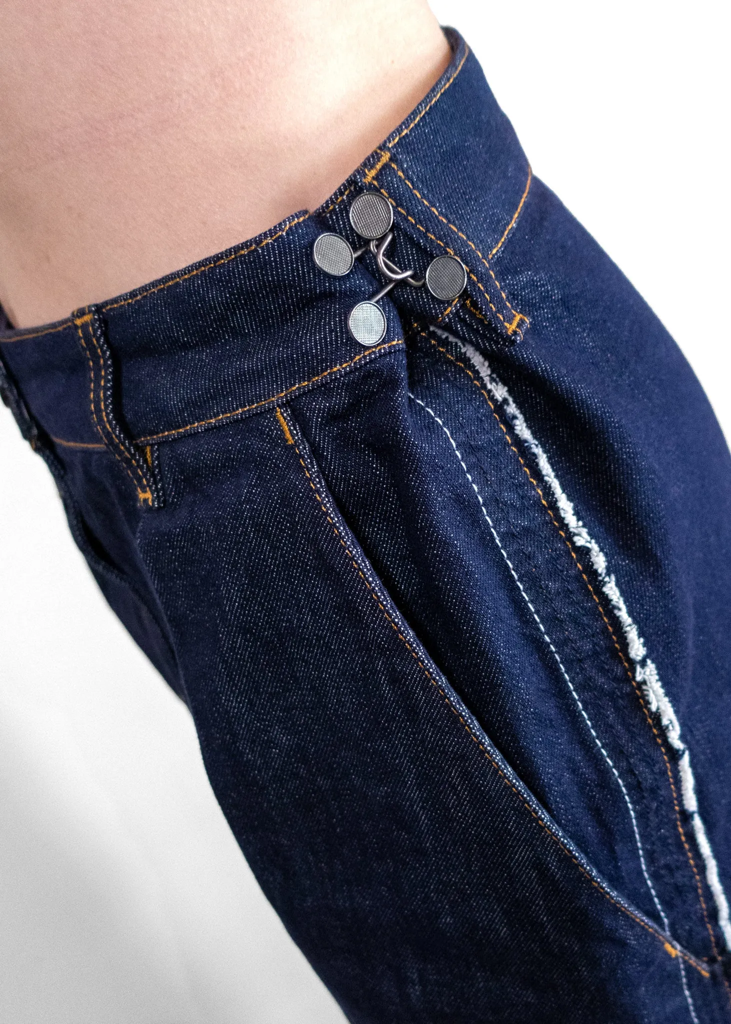 Loewe Blue Washed Oversized Jeans