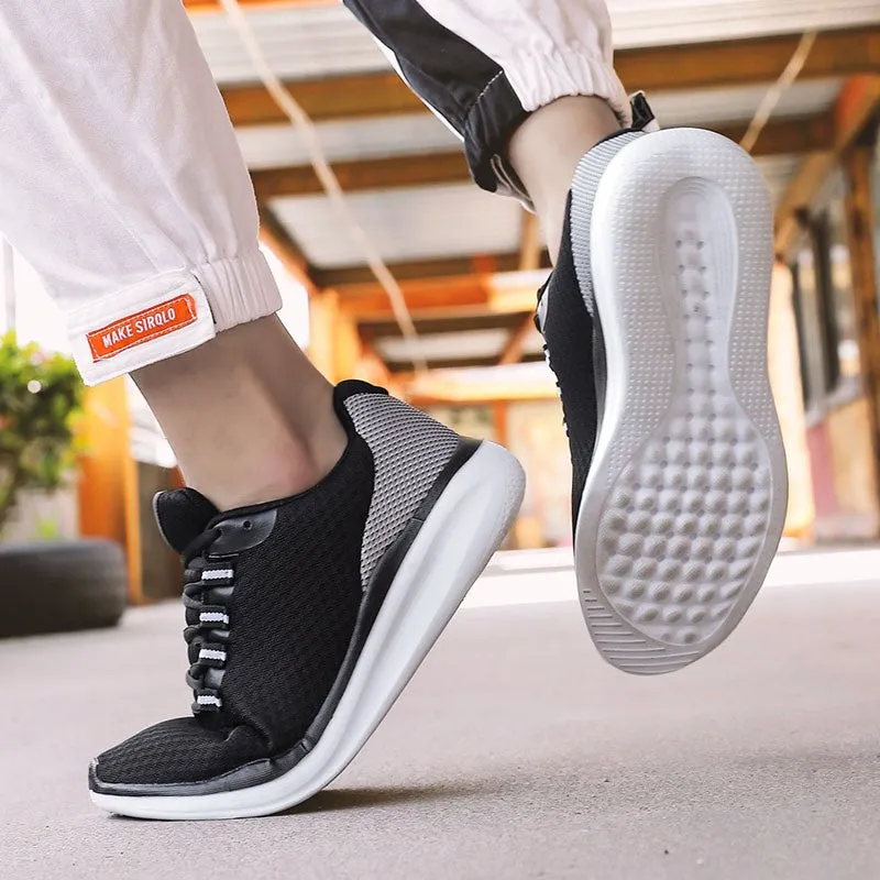 Man's simple fashion joker breathable platform sneakers