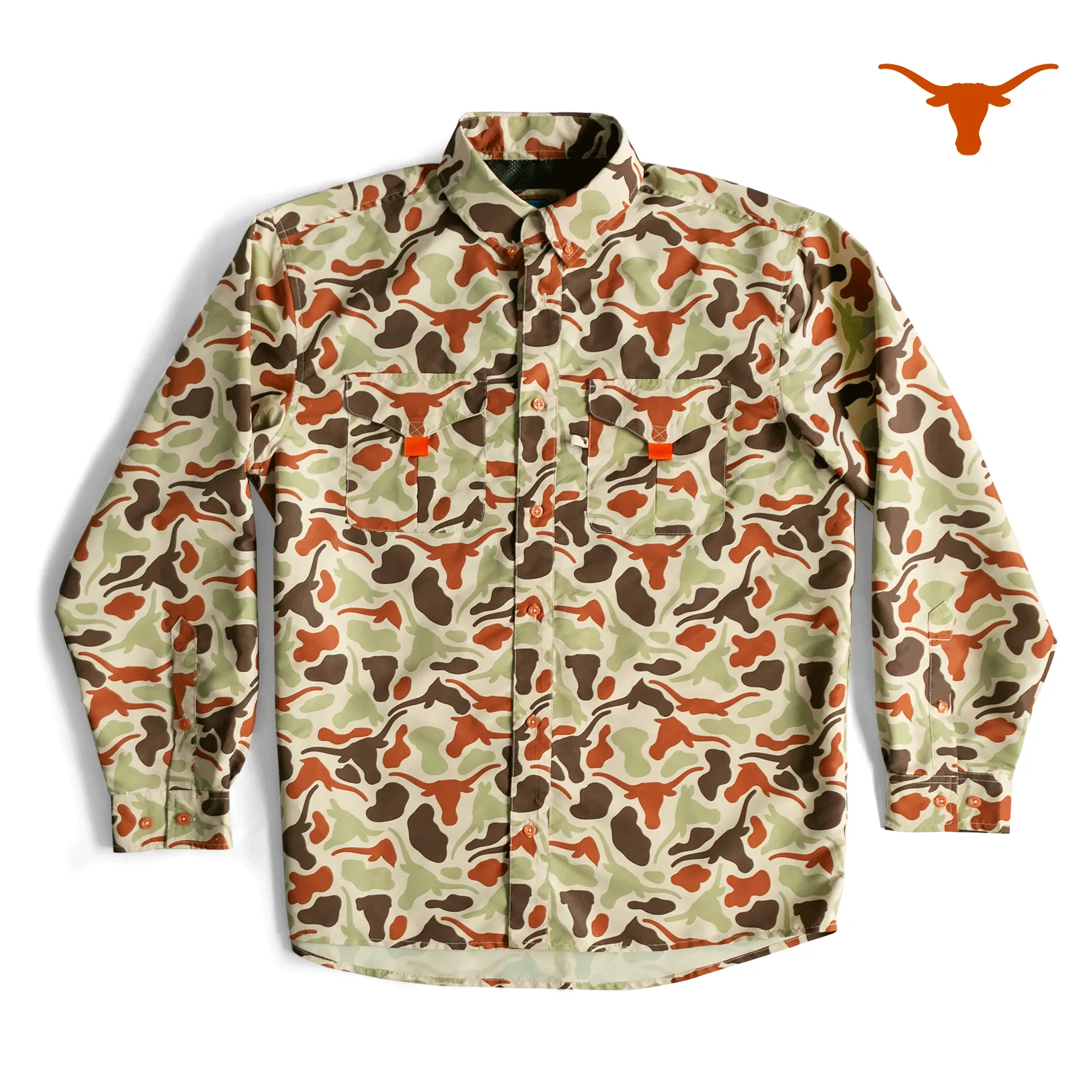 Medina Tech Long Sleeve - Longhorn Camo