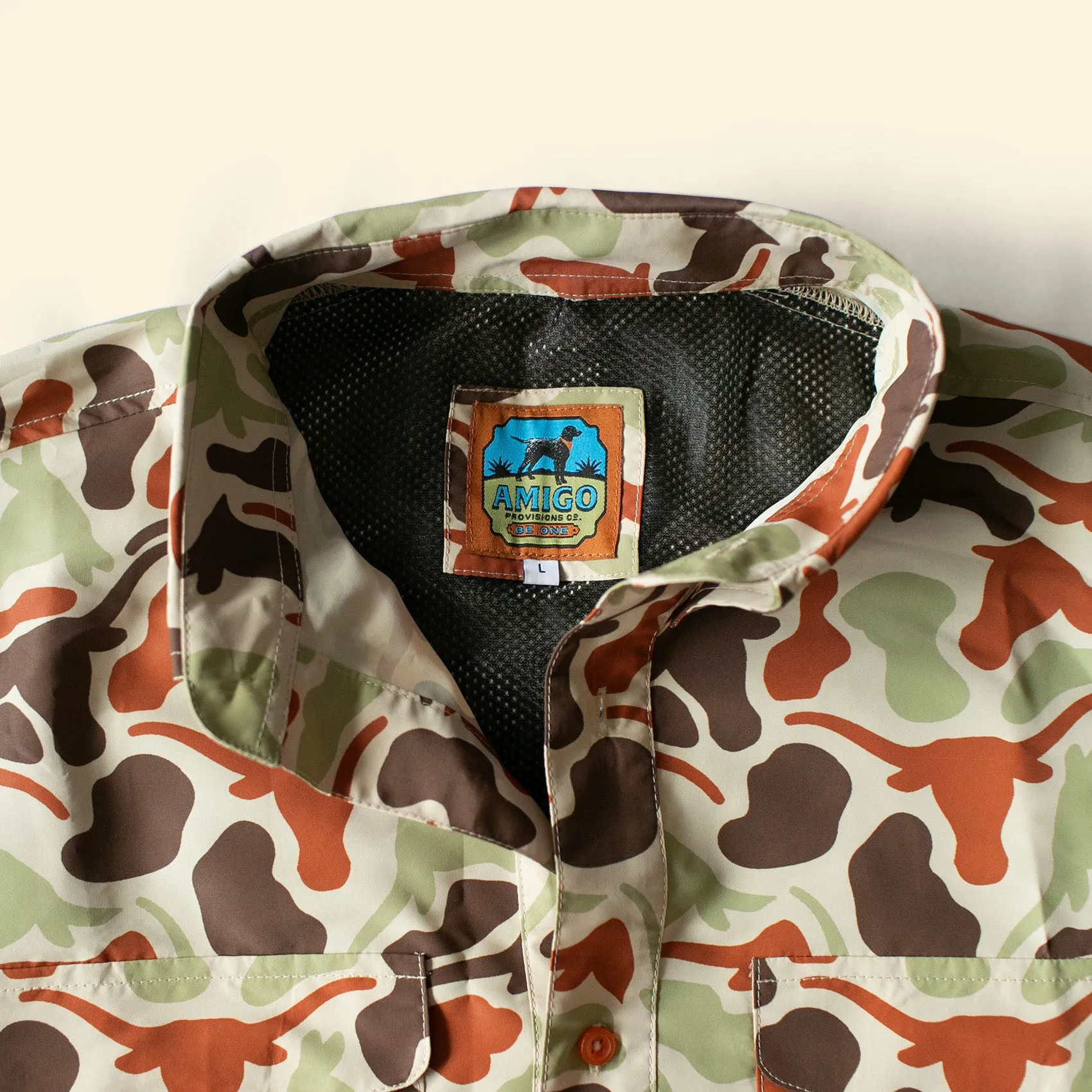 Medina Tech Long Sleeve - Longhorn Camo