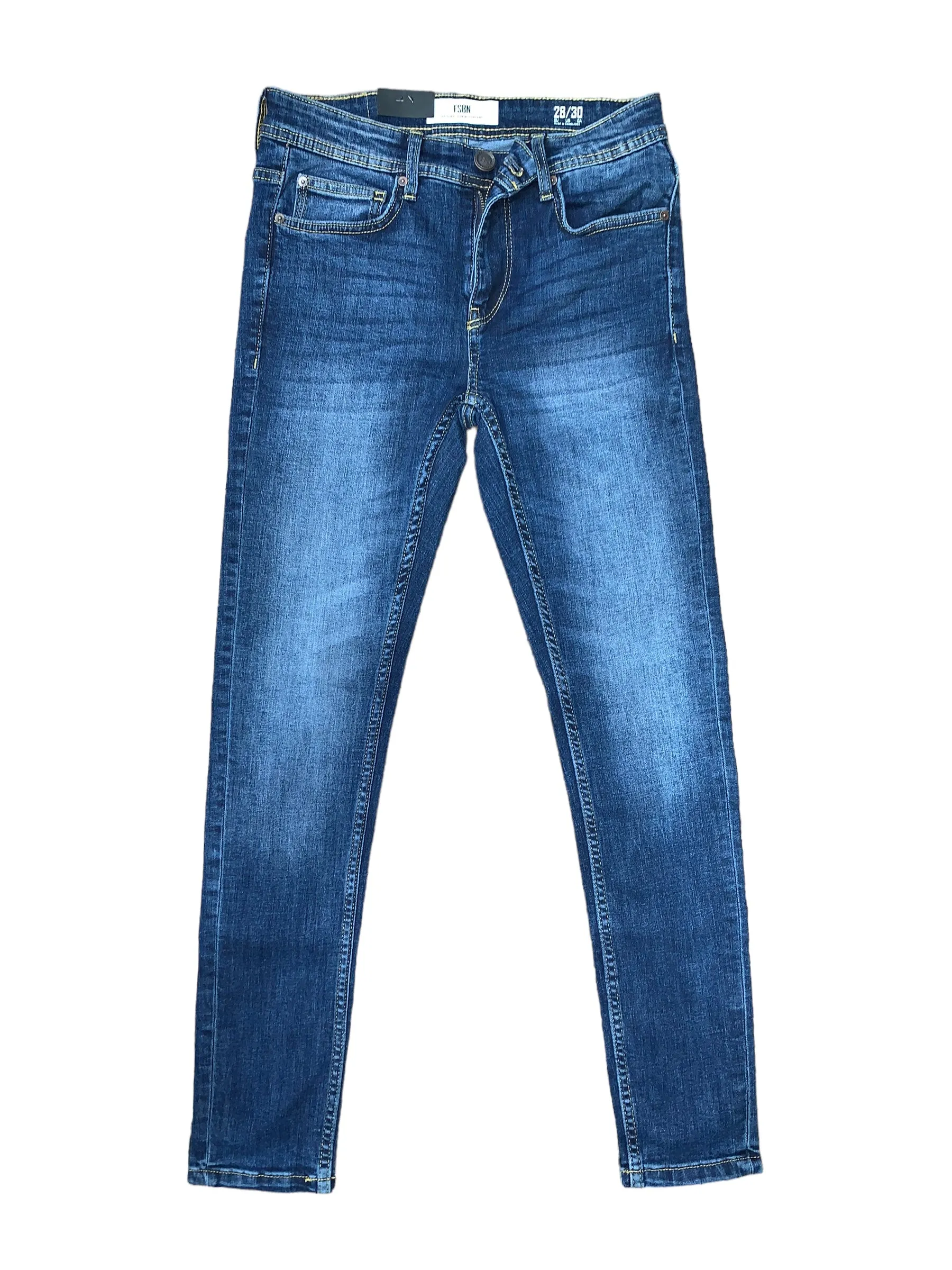 Men’s Skinny Jeans BLUE #FSBN-4