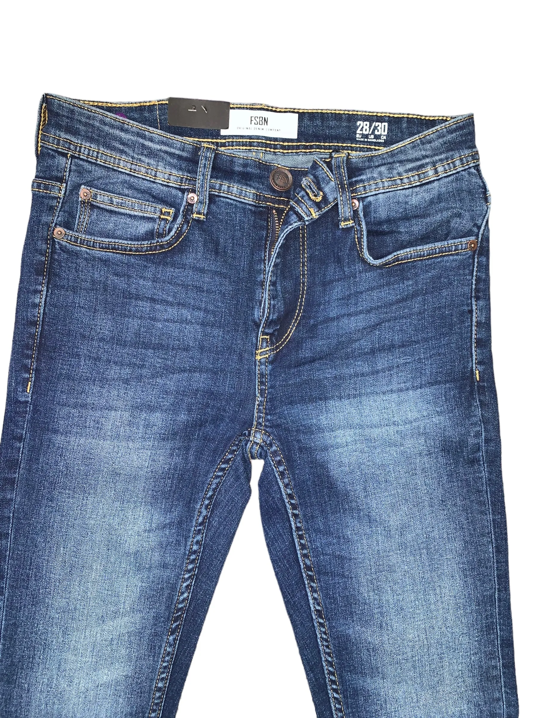 Men’s Skinny Jeans BLUE #FSBN-4