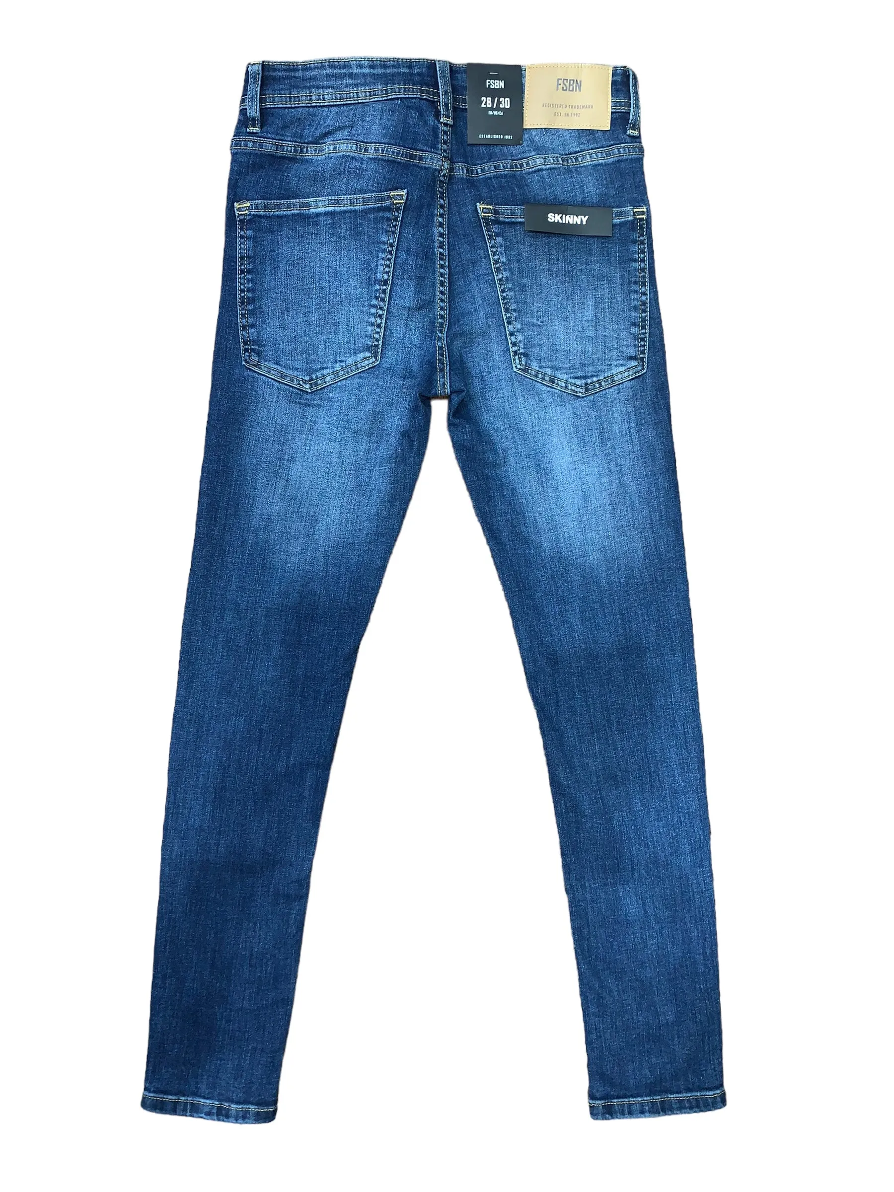 Men’s Skinny Jeans BLUE #FSBN-4