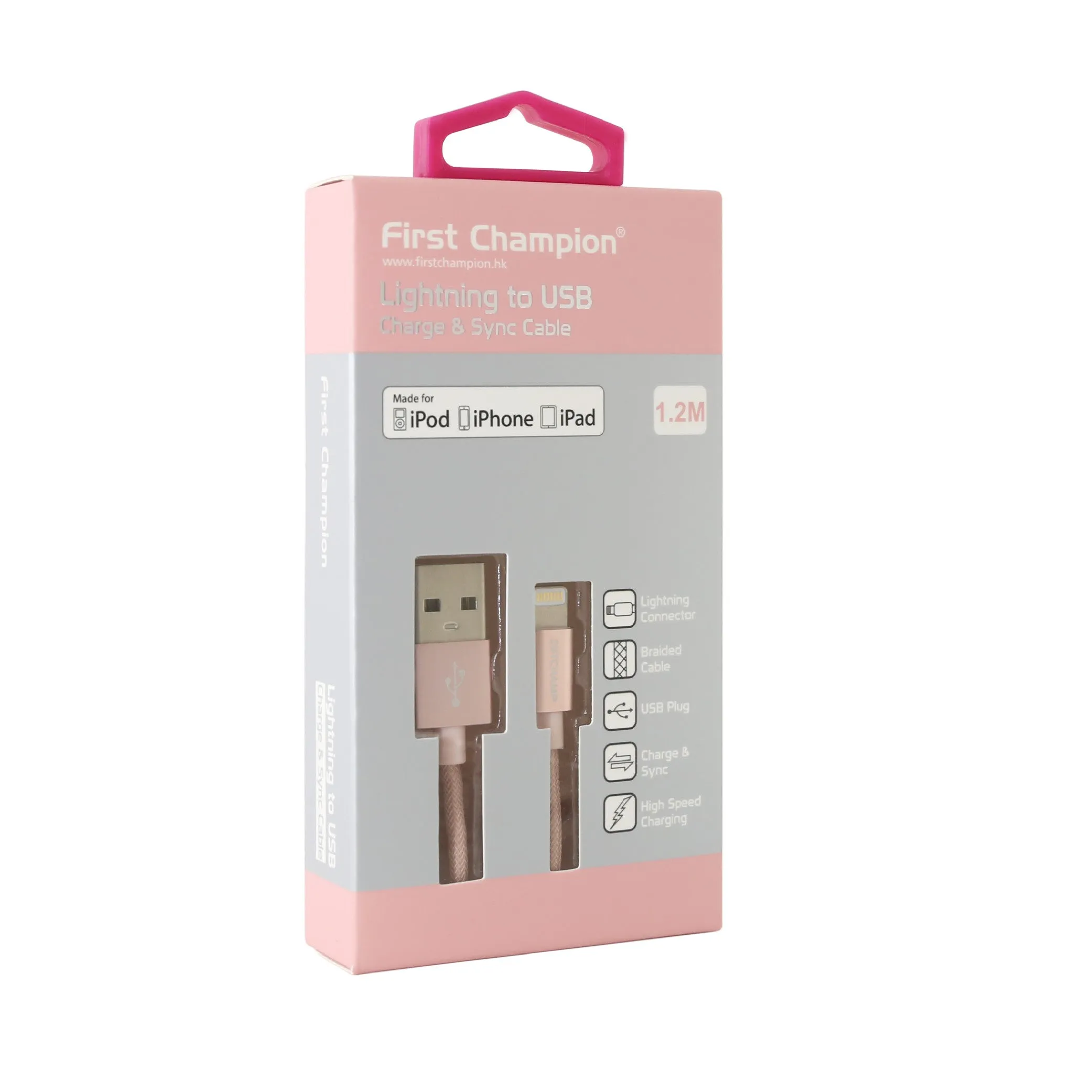 MFi Lightning to USB Cables 120cm By First Champion