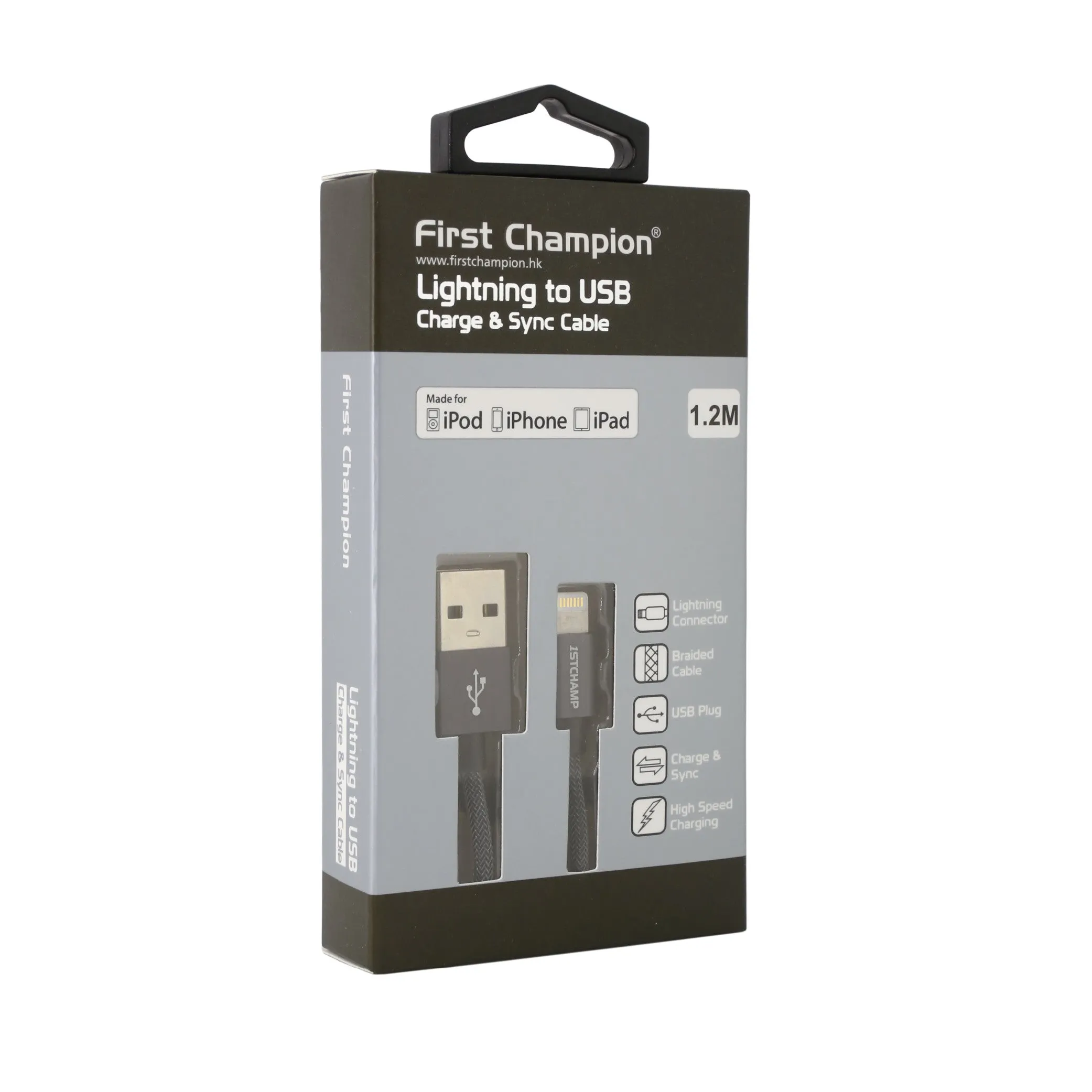 MFi Lightning to USB Cables 120cm By First Champion