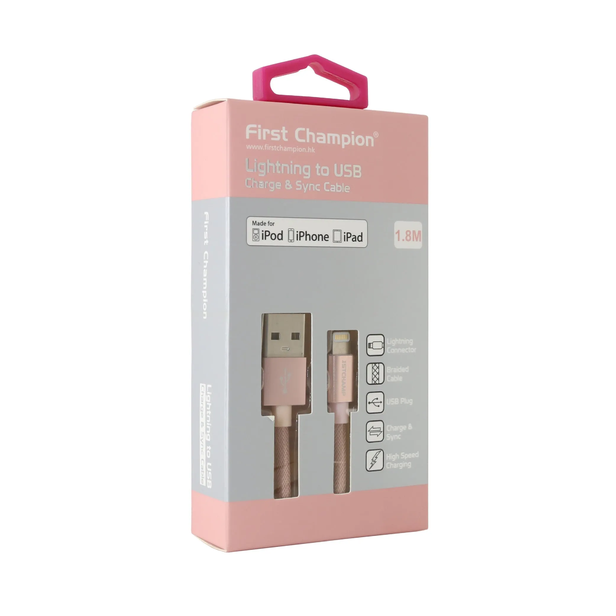 MFi Lightning to USB Cables 180cm By First Champion