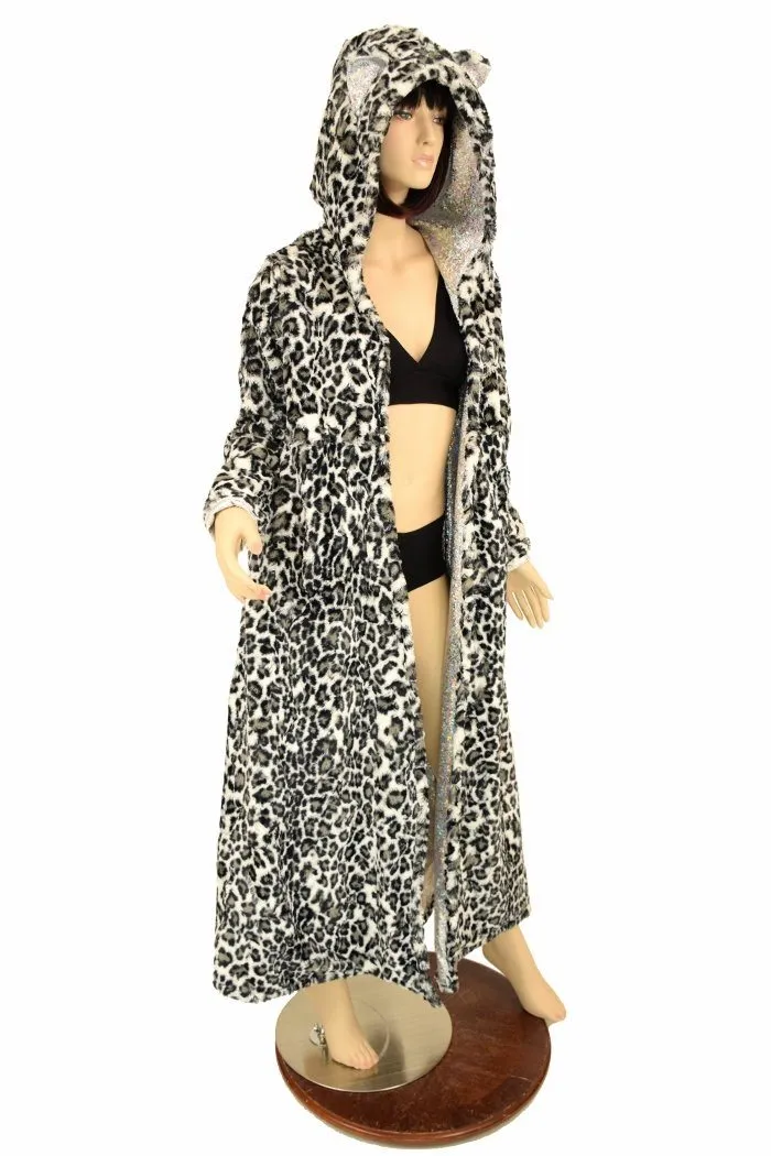 Minky Faux Fur Full Length Duster