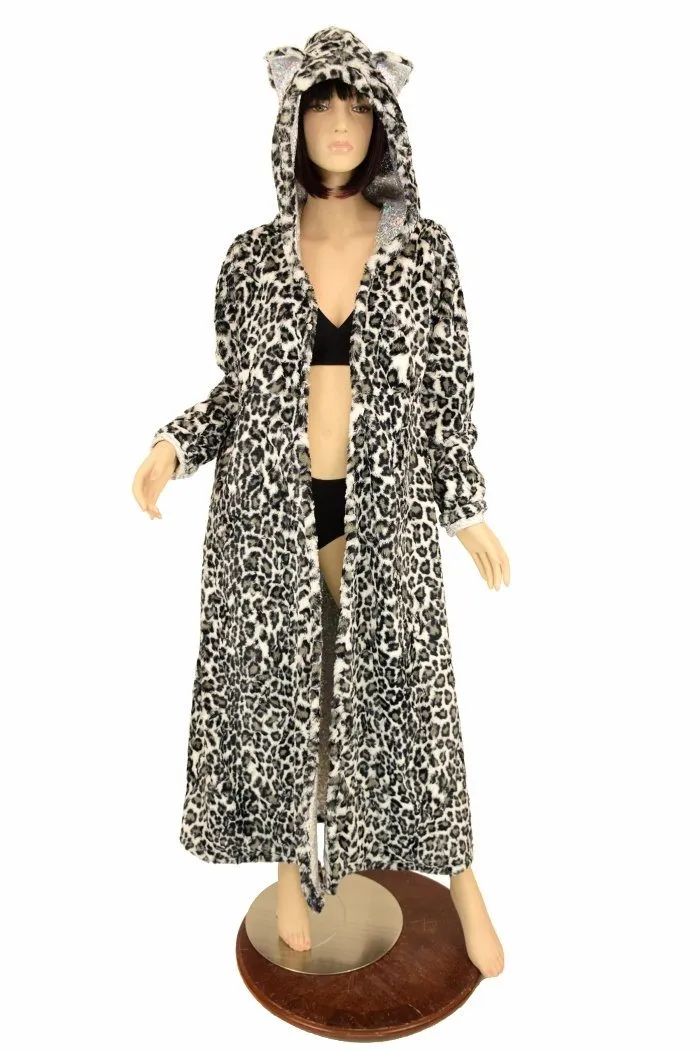 Minky Faux Fur Full Length Duster