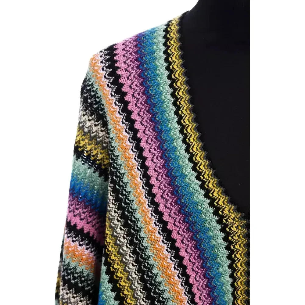 Missoni Multicolor Wool Women Poncho