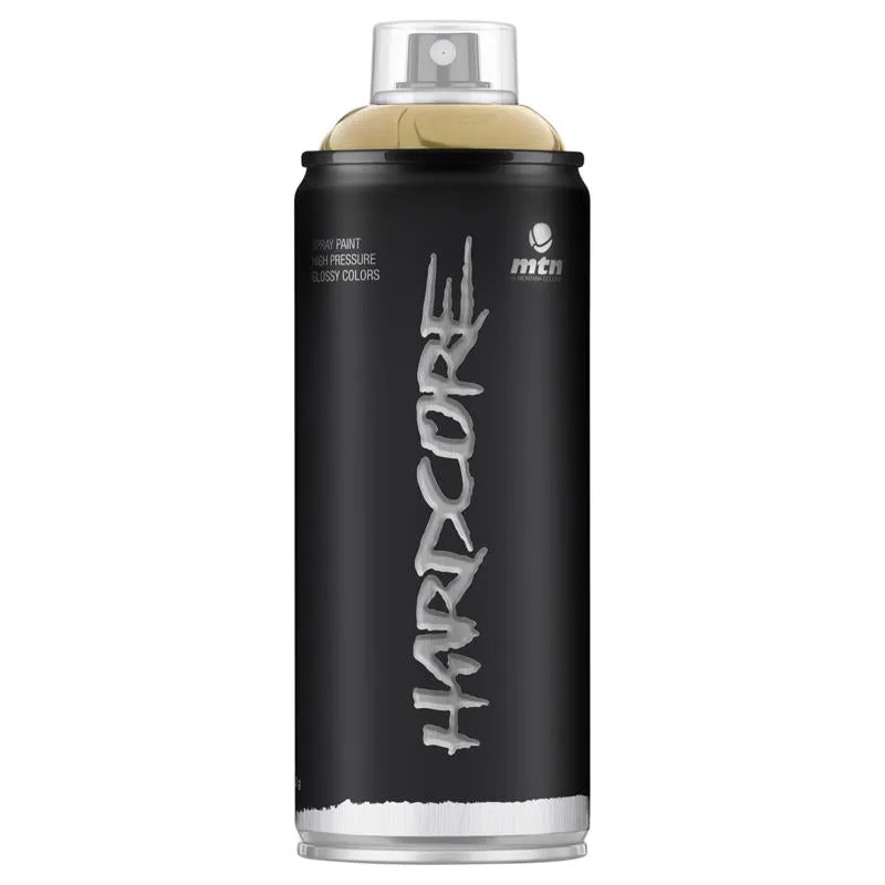 Montana Hardcore Gloss Gold Metallic Spray Paint 400 ml