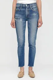 MOUSSY | MV HAMMOND SKINNY-HI | LIGHT BLUE