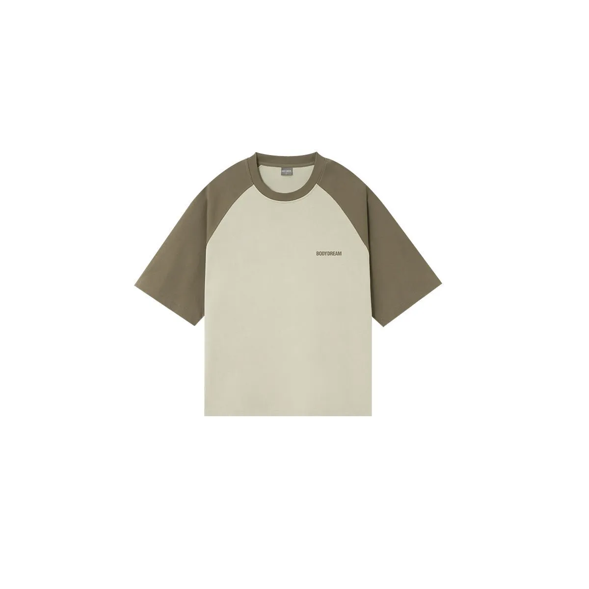 Moutain View Oversized Baseball Olive Tee