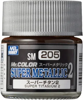 Mr. Hobby SM205 Mr. Color Super Titanium 2 Lacquer Paint 10ml