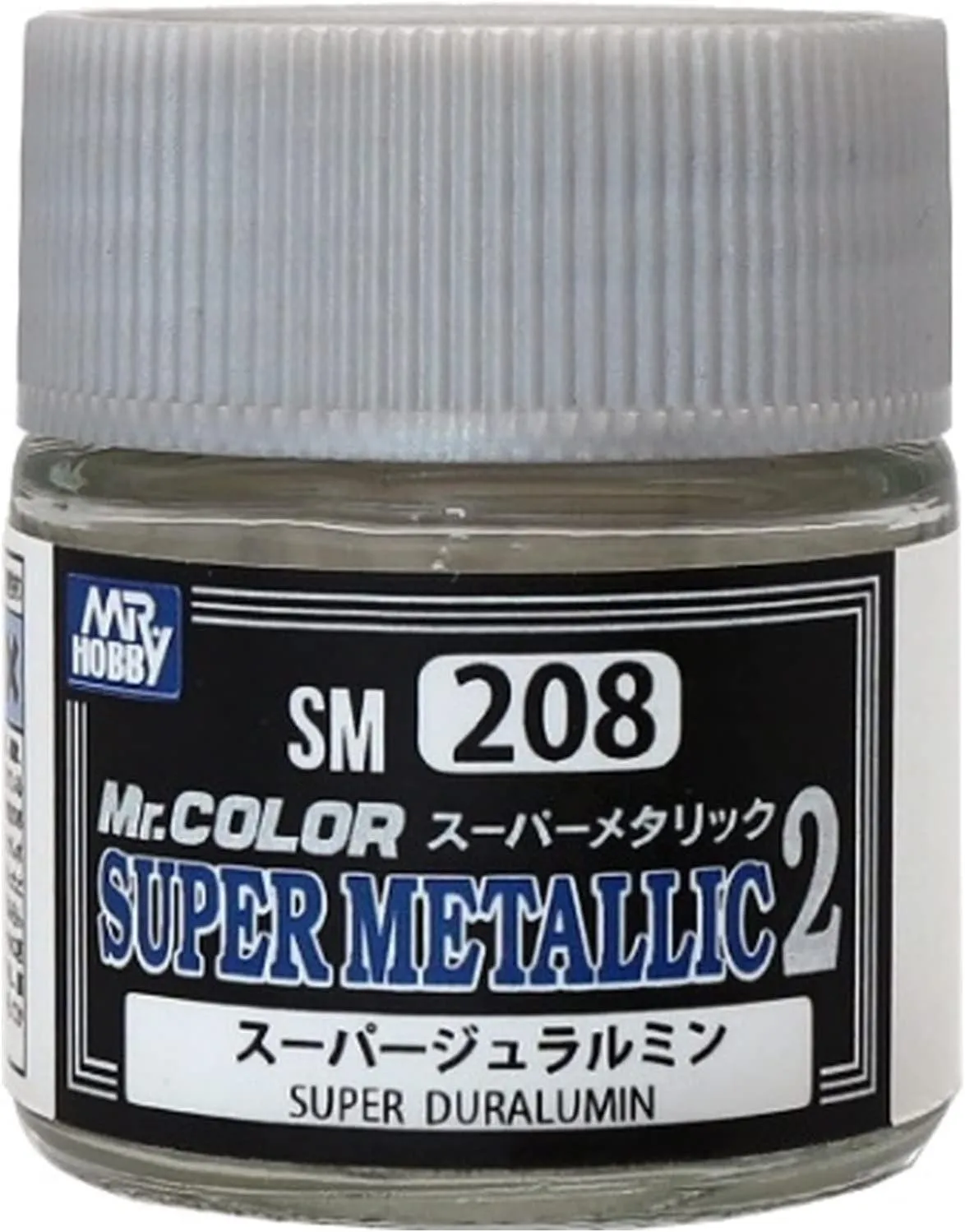 Mr. Hobby SM208 Mr. Color Super Metallic 2 Super Duralumin Lacquer Paint 10ml