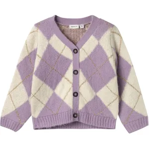 Name it Lavender Mist Sininna Knit Cardigan