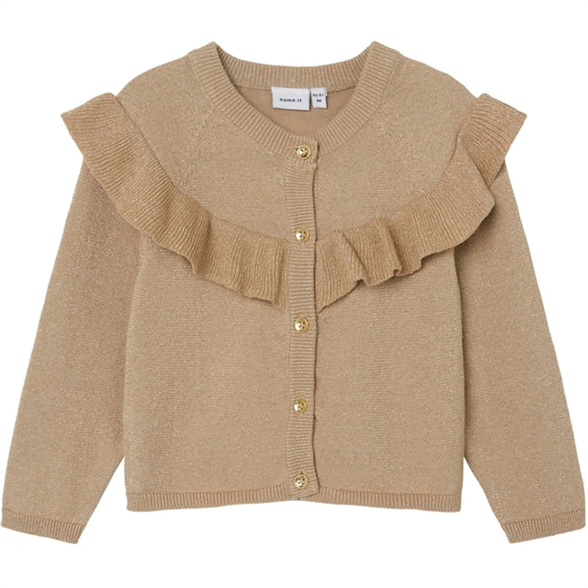 Name it Oxford Tan Resine Knit Cardigan