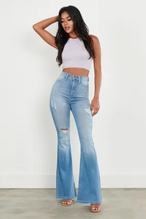 NEW Deisy Distressed Flare Pants