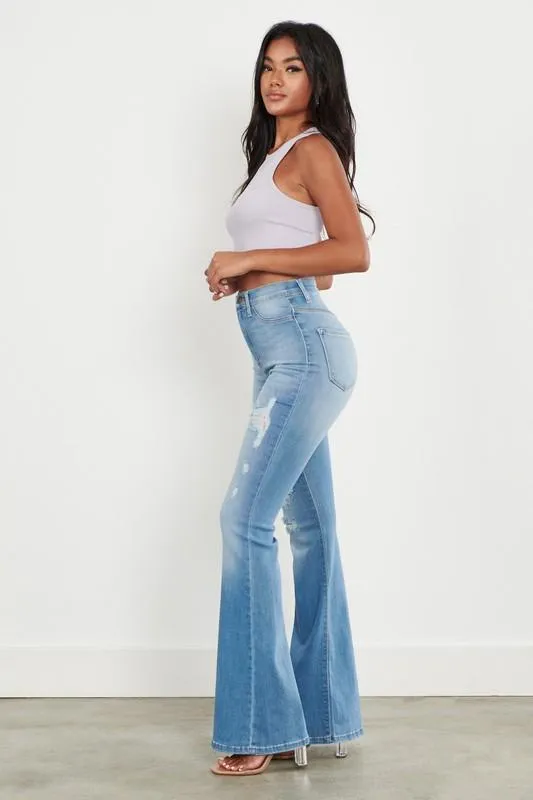 NEW Deisy Distressed Flare Pants