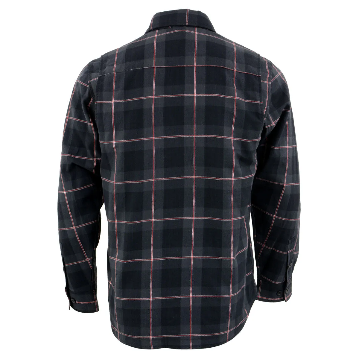 NexGen Heat Men's NXM1602SET Riffraff Black/Grey/Red Heated Flannel