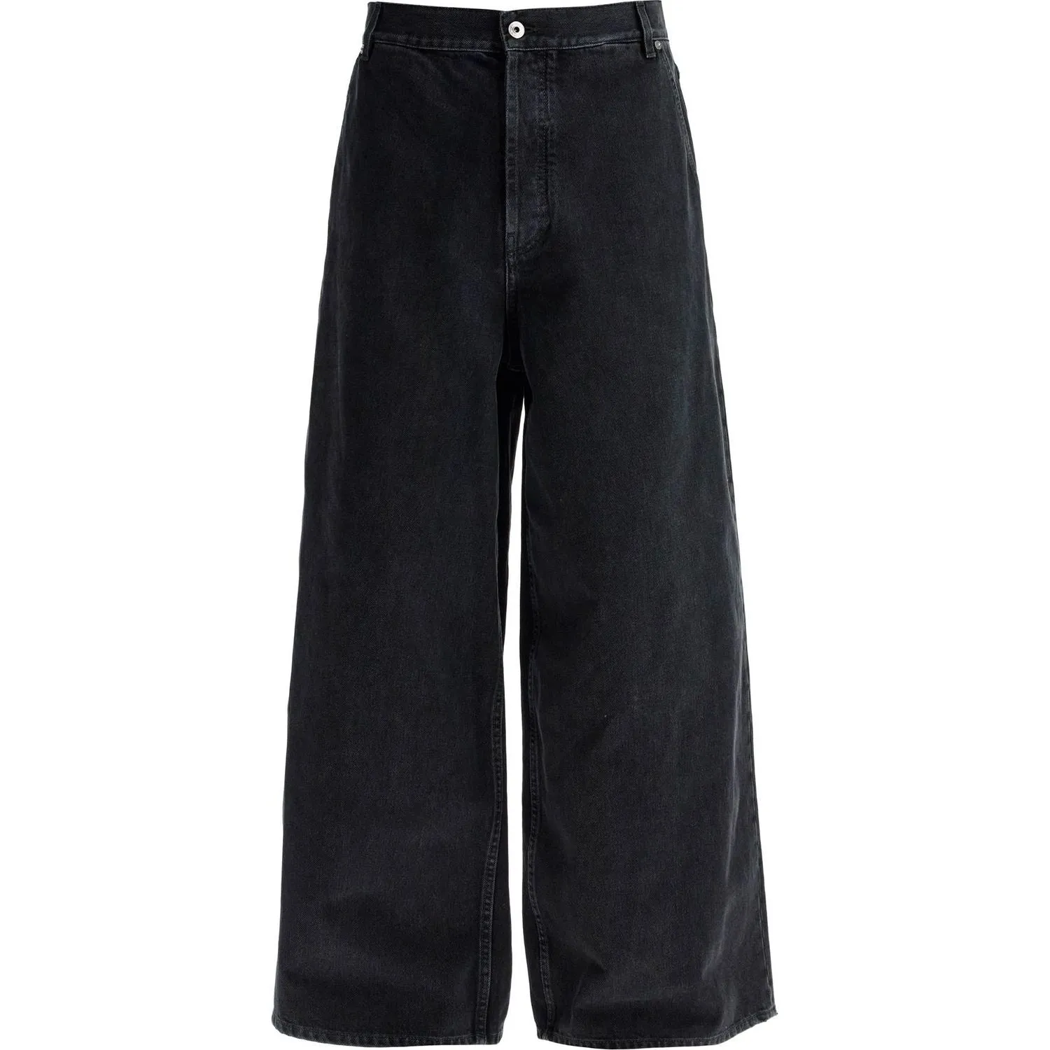 Off-White wide five-pocket jeans with spacious