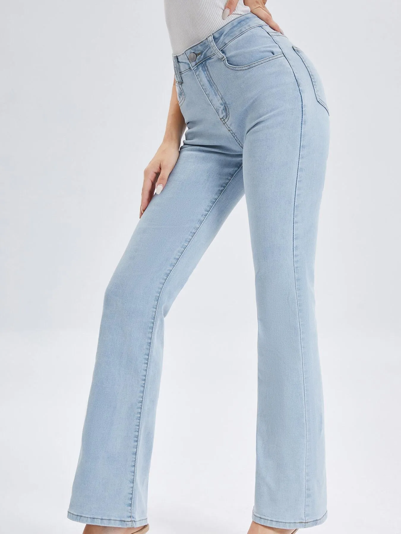 OL High Waist Flare Leg Jeans