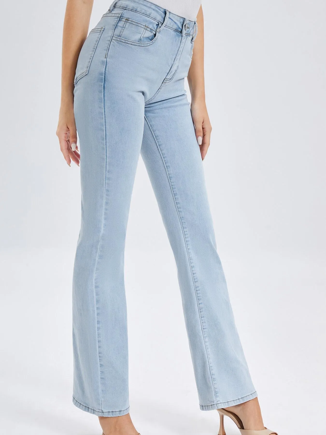 OL High Waist Flare Leg Jeans