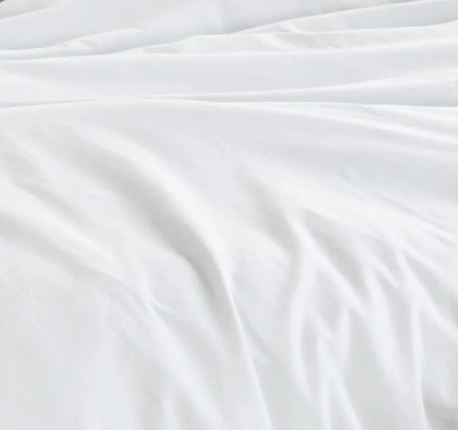 Organic Cotton Quilt Cover Set Range White