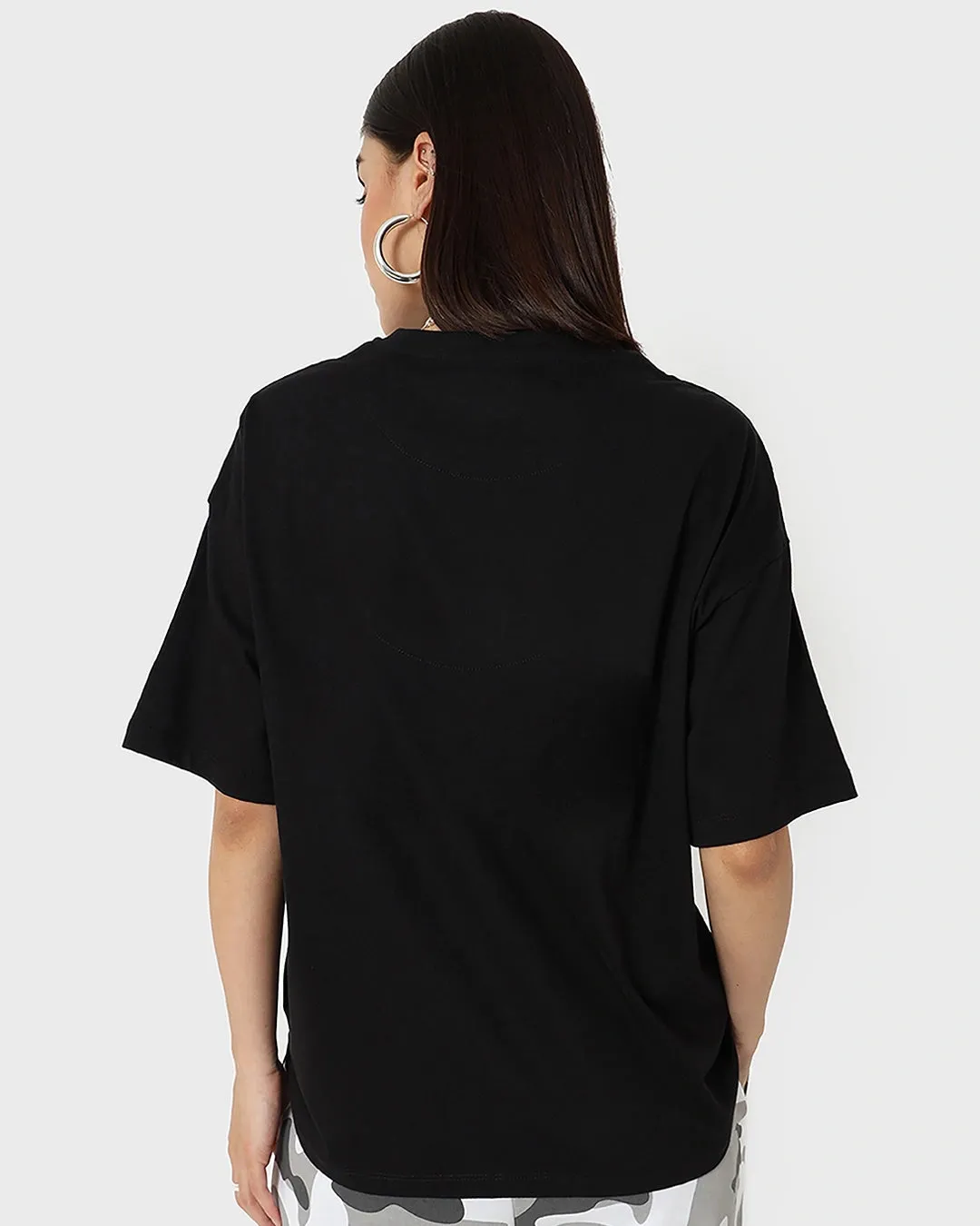 Oversized DTF Printed T Shirt Women's