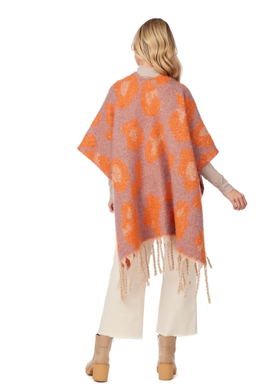 Oversized Leopard Poncho (More Colors)