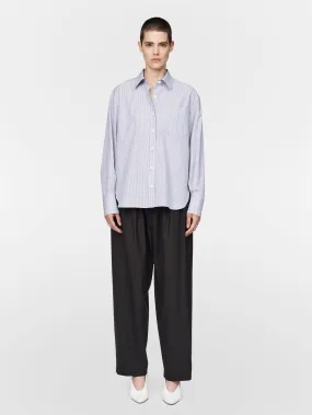 Oversized Shirt in Lilac Stripe