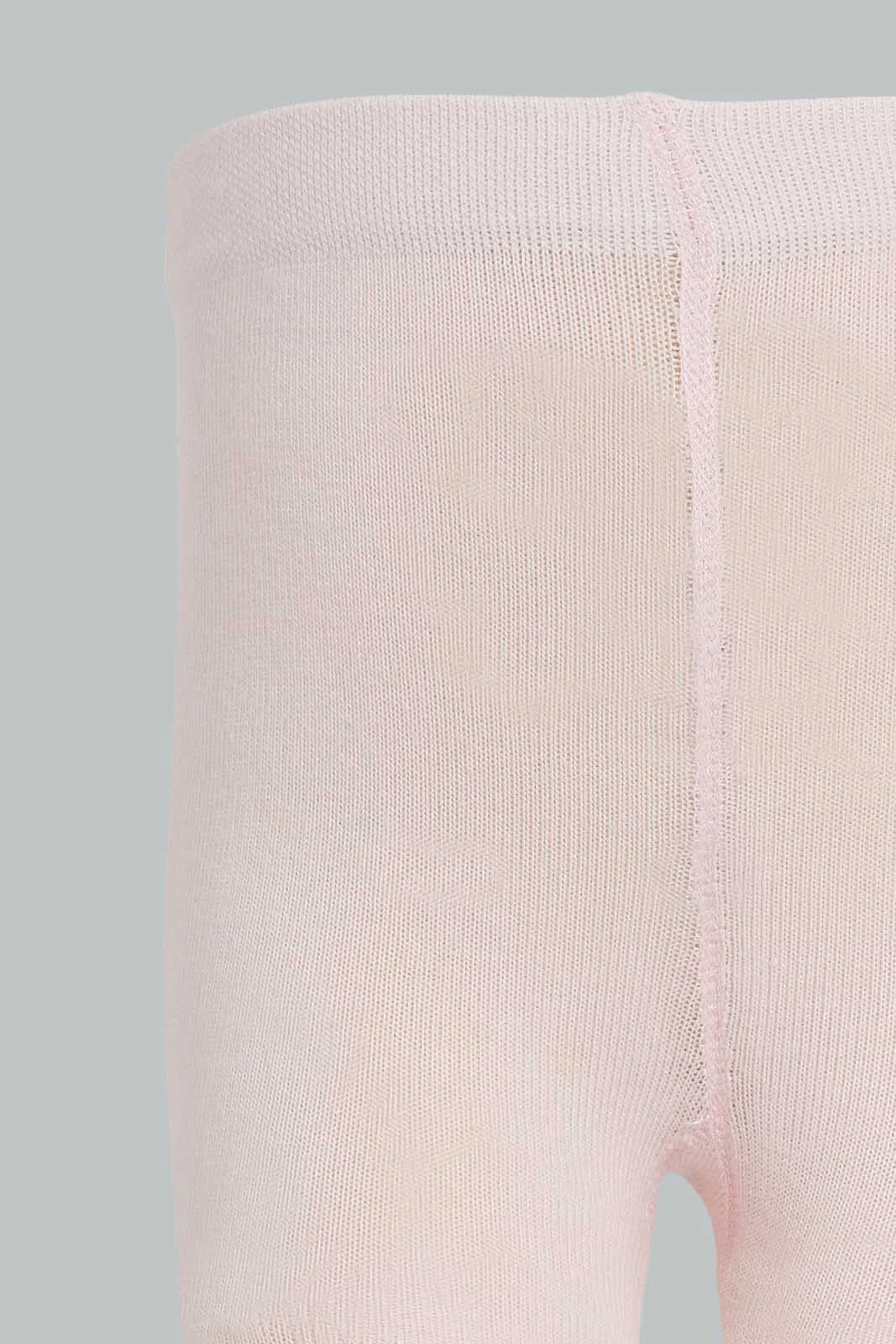 Pink Textured Stockings For Baby Girls